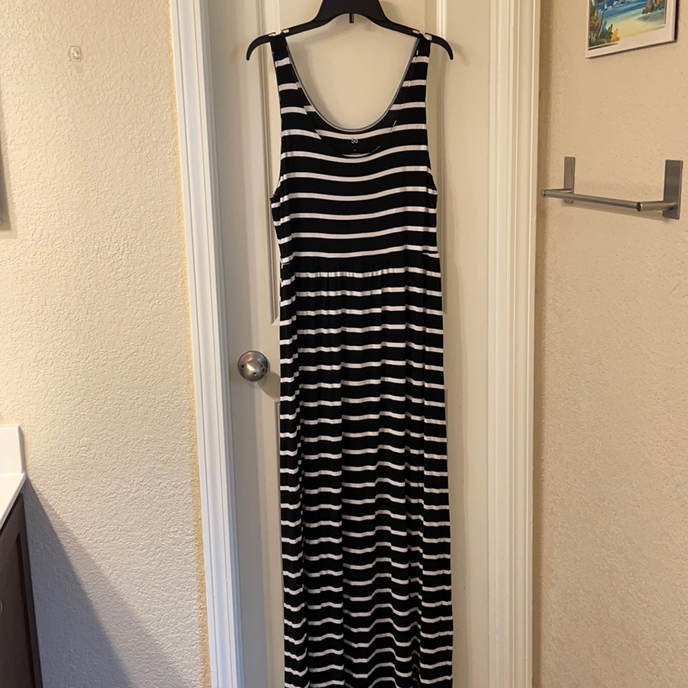 Kohl’s SO XL Long Stripe Maxi Dress